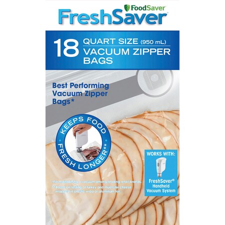 Foodsaver FoodSaver FreshSaver 1 qt Vacuum Sealer Bag 18 pk FSFRBZ0216-NP